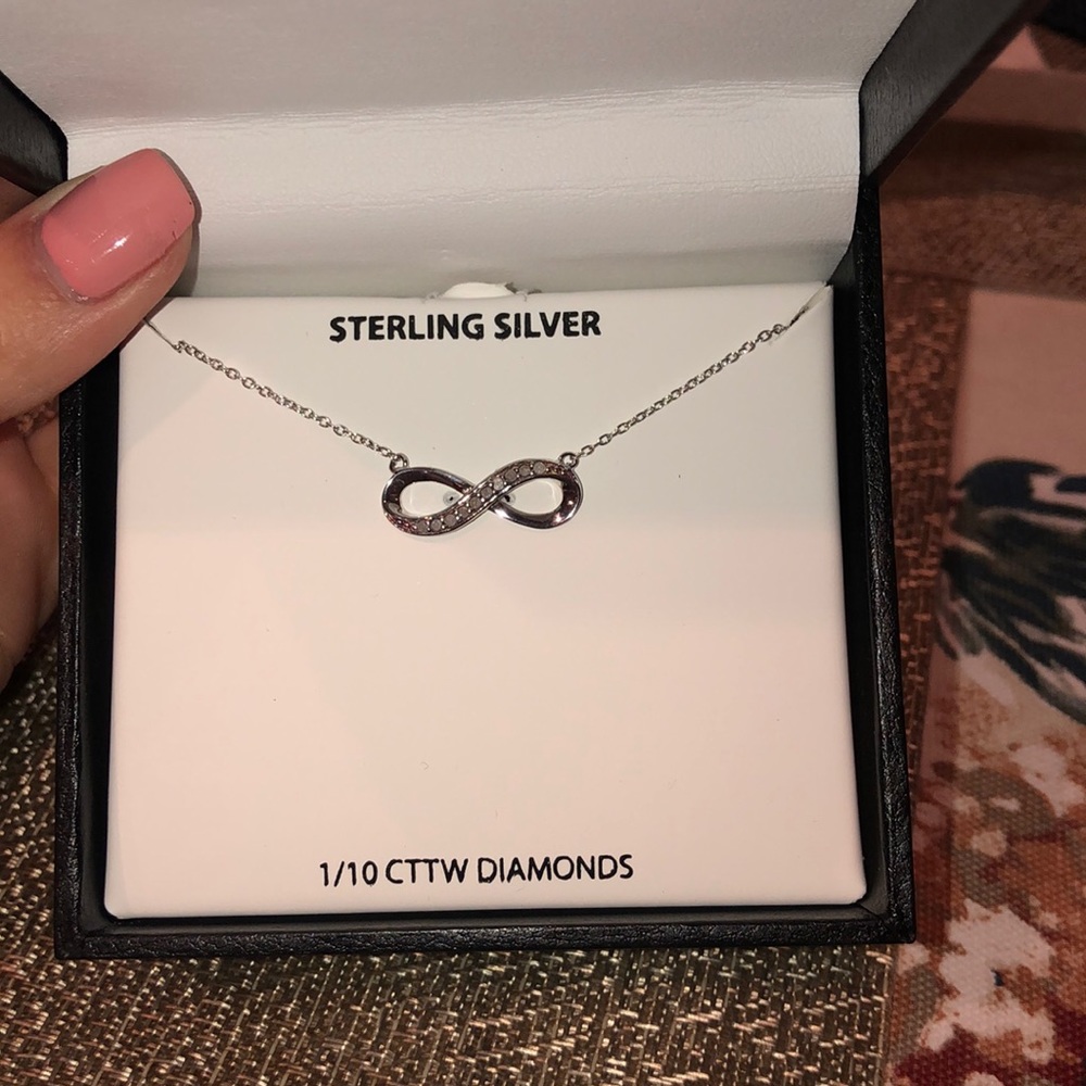 Macy’s Infinity diamond necklace!